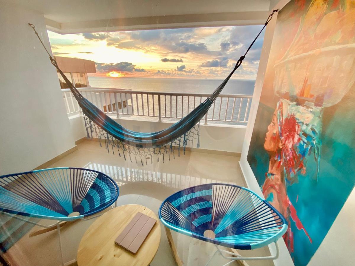 Apartmán Palmetto Bocagrande Oceanfront Cartagena Exteriér fotografie